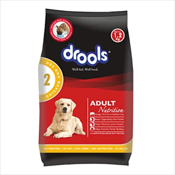 DROOLS ADULT CHICKEN AND EGG 1.2KG -